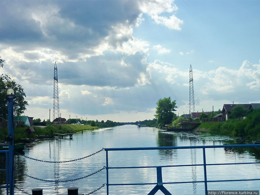 Мост через Новоладожский канал Новая Ладогa, Россия