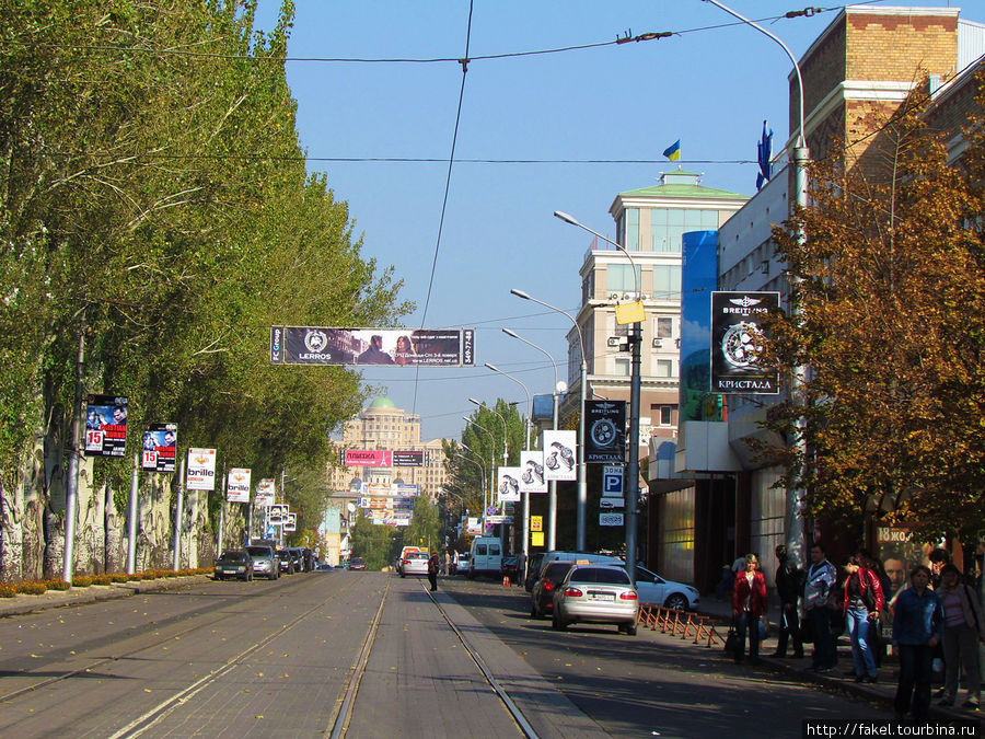 Улица Постышева Донецк, Украина