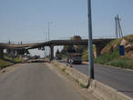 единственный разрушенный мост на трассе под Хомсом