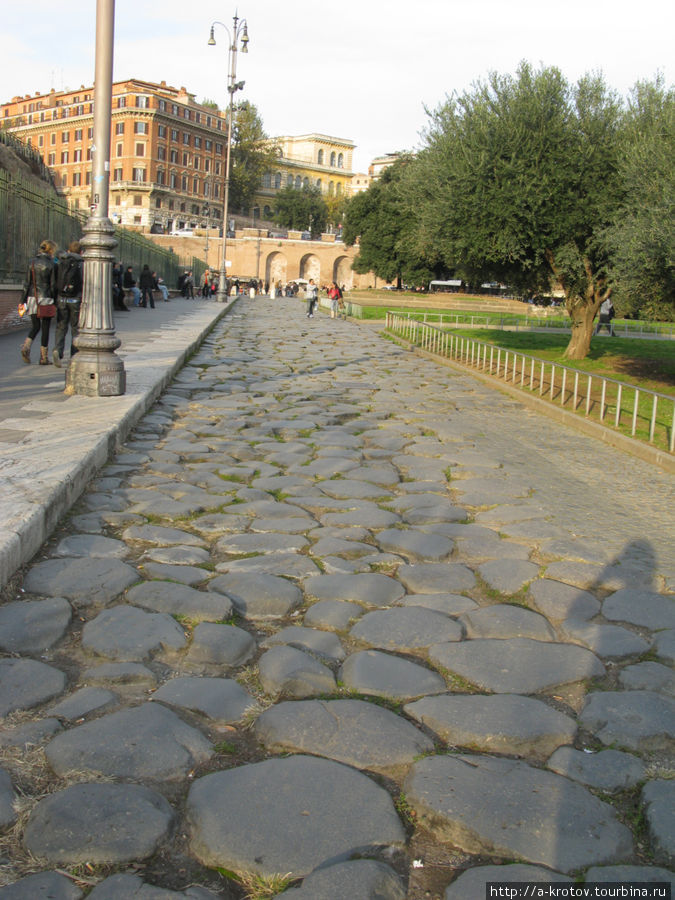 римская улица Рим, Италия