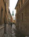Улица Бастова — самая узкая в Братиславе