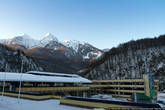 Несколько олимпийских горнолыжных объектов уже построены и сейчас используются в качестве баз для отдыхающих.