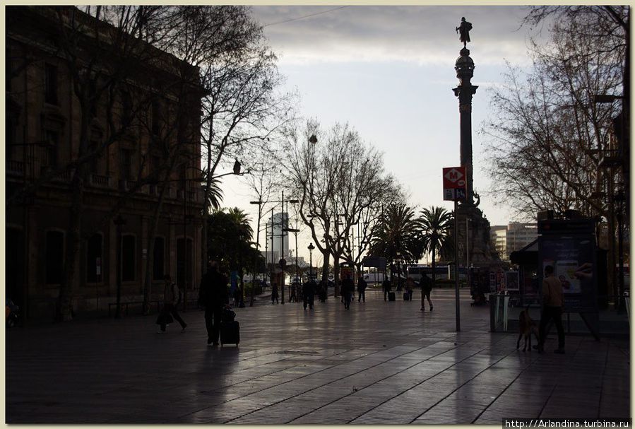 бульвар Ла Рамбла (Las Ramblas) Барселона, Испания