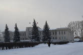 Здание районной администрации.