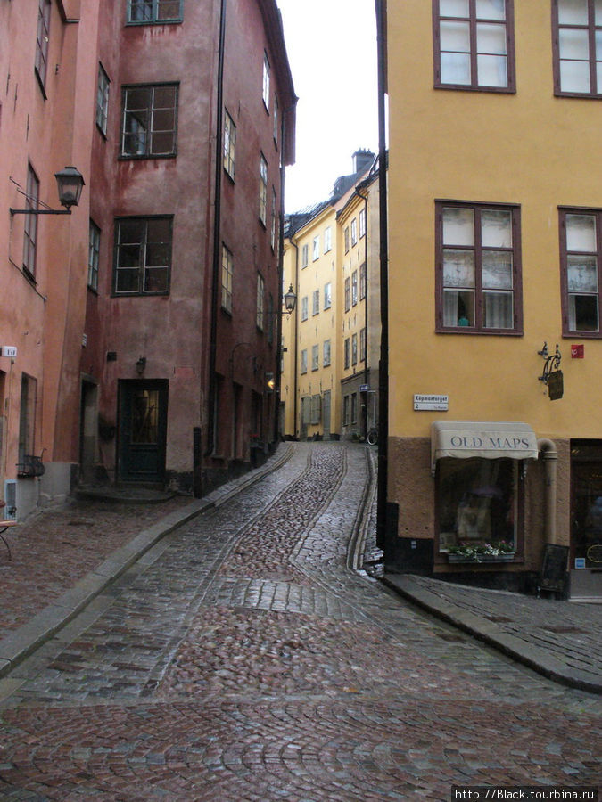 Узкие улицы Стокгольма Стокгольм, Швеция