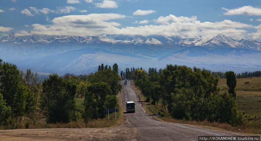 Дорога Каракол — Чолпон-Ата Чолпон-Ата, Киргизия
