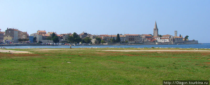 Панорама Старого города Поречь Пореч, Хорватия