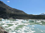 Льдины и айсберги, которые раньше были частью ледника