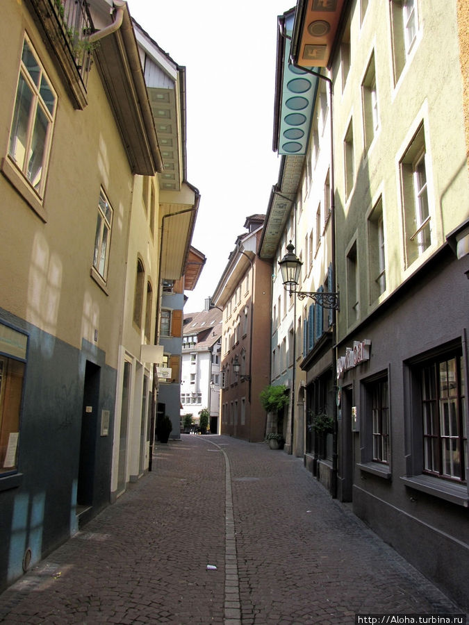 Улочка в центре. Баден, Швейцария