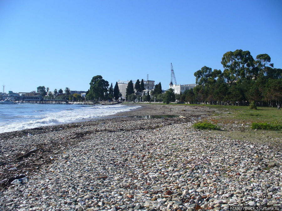 Набережная Махаджиров и пляж Набережная Махаджиров и пляж