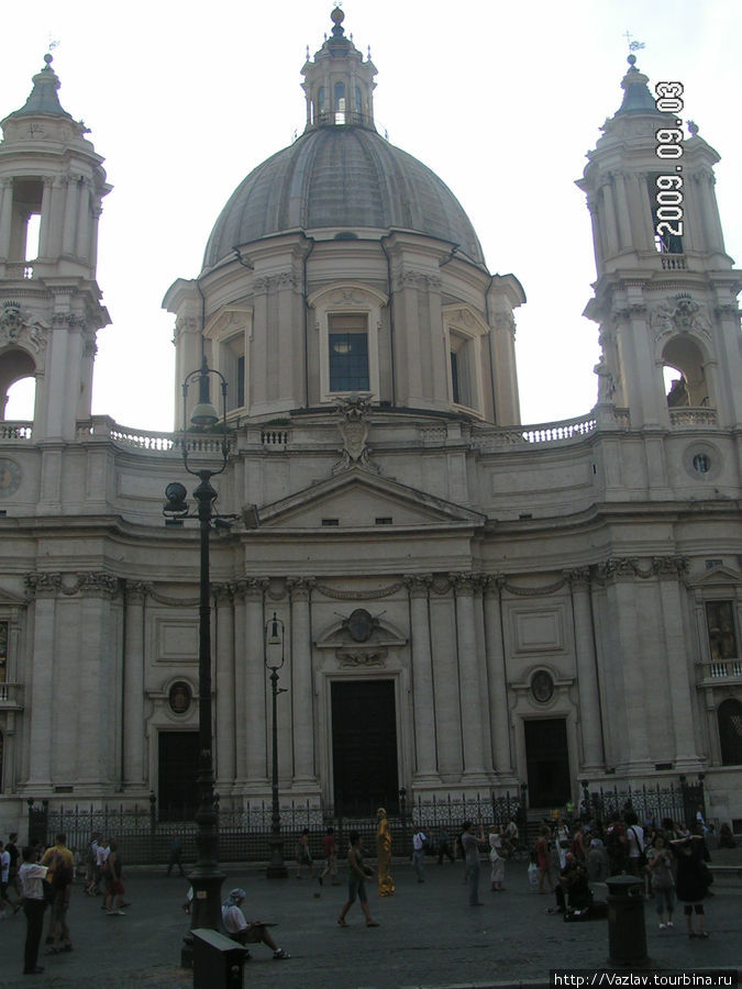 Фасад церкви Рим, Италия