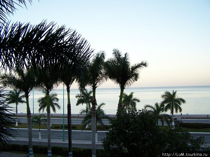 вид из номера отеля — берег Мексиканского залива Кампече, Мексика