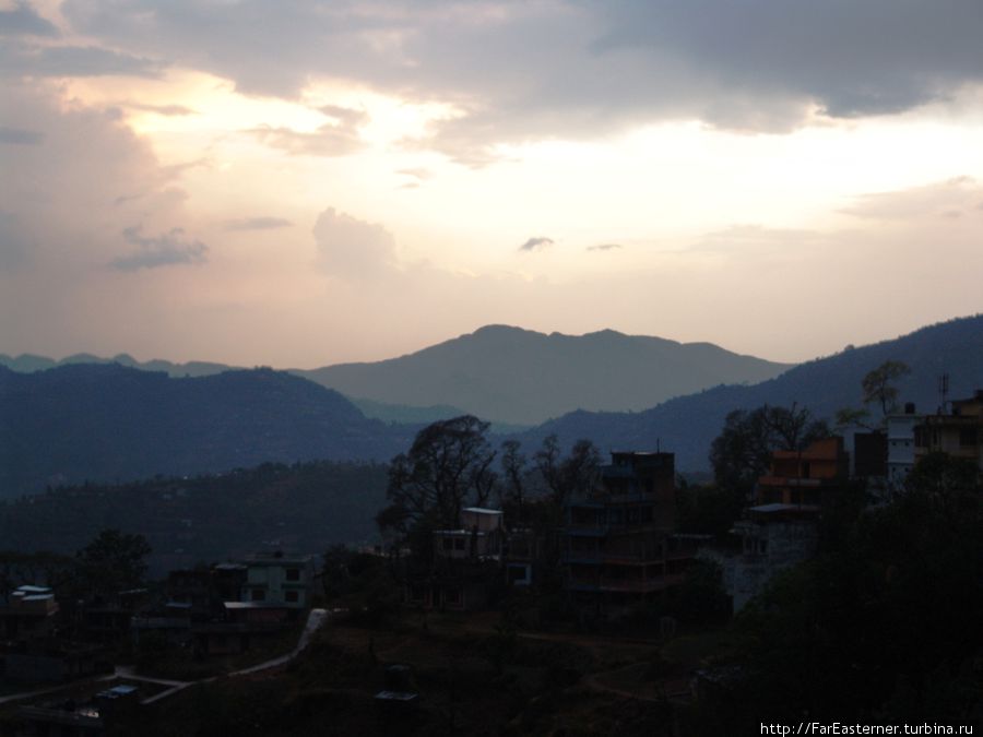 Закат над Тансеном Тансен, Непал