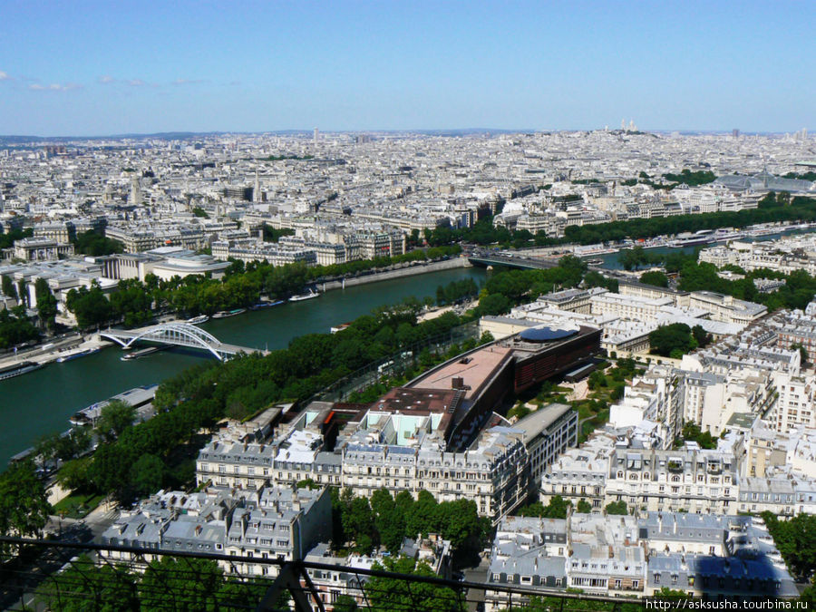 Париж с высоты птичьего полета Париж, Франция