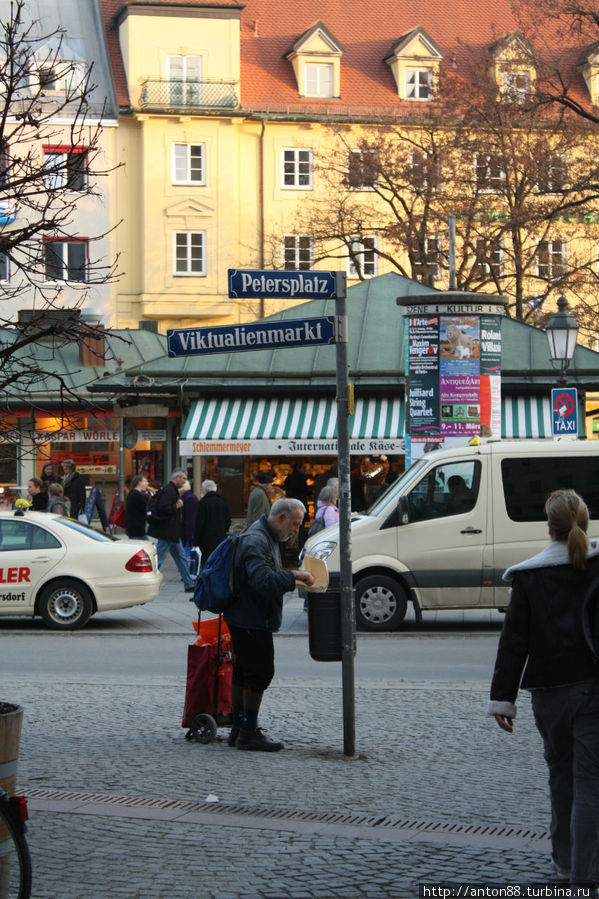 Мариенплац и Виктуаленмаркет Мюнхен, Германия