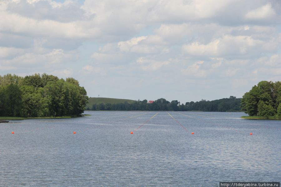 Для которых в акватории пруда размещены специальные дорожки Тракай, Литва