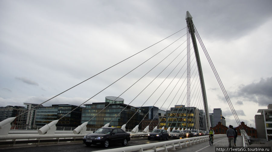 Мост Сэмюэла Беккета в Дублине. Дублин, Ирландия