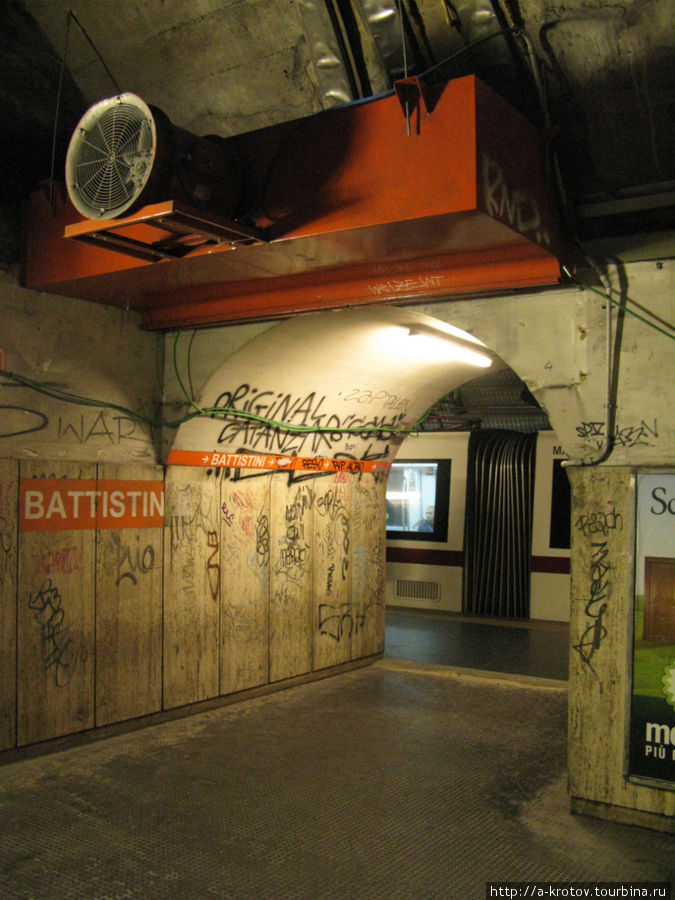 в метро Рим, Италия