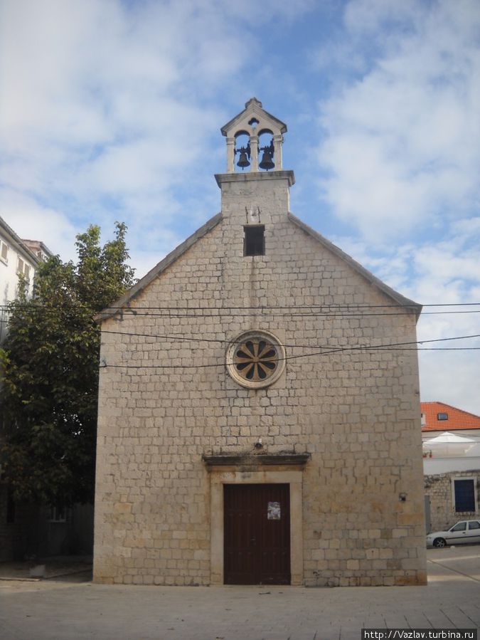 Фасад церкви Трогир, Хорватия