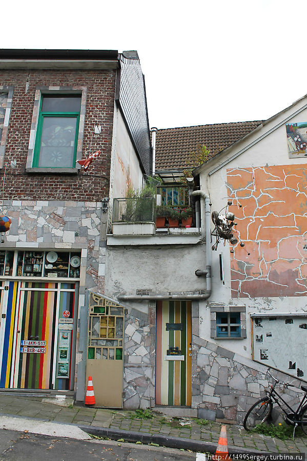 Гент. Дом с вороном Гент, Бельгия