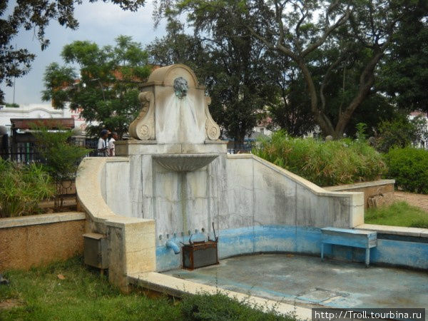Пересохший бассейн городского парка — в некотором роде, символ произошедших перемен... Булавайо, Зимбабве