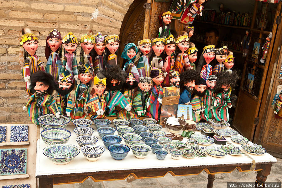 Отряд сувениров стремится в вашу сумку Хива, Узбекистан