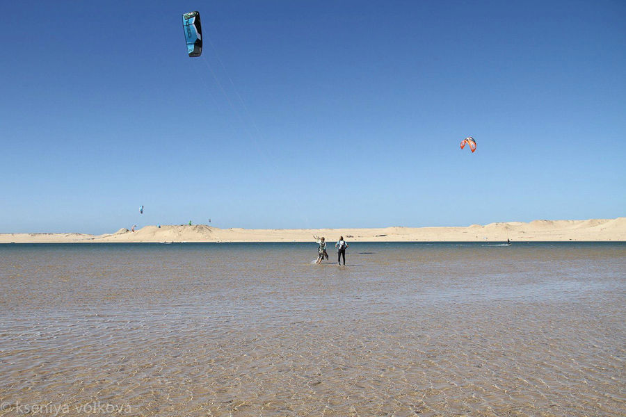 Кайтсерфинг в Дахле-1 Дахла, Западная Сахара