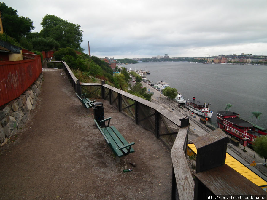 Ну вот собственно и Монтелиус Вэген — шикарная смотровая площадка,только строительство по-соседству слегка портит виды Стокгольм, Швеция