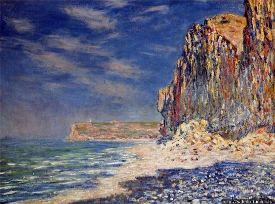 Скала в Фекаме, Claude Monet