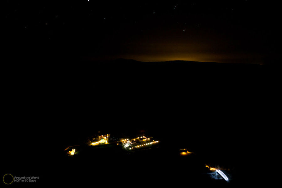 Ночь и рассвет над Качи-Кальоном Бахчисарай, Россия