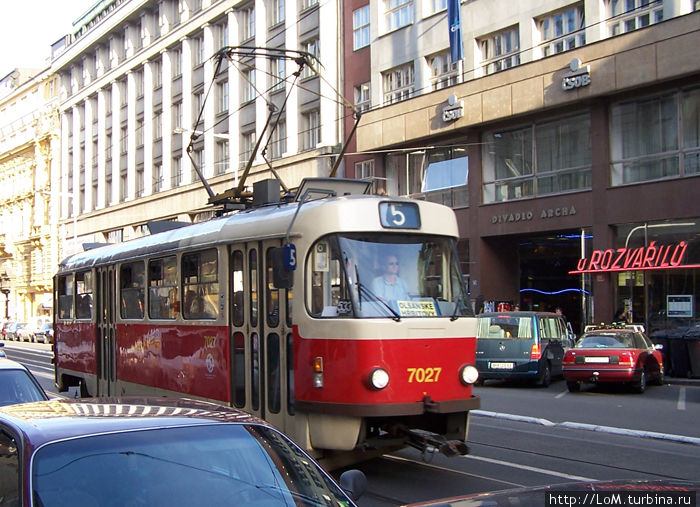 трамвайчик Прага, Чехия