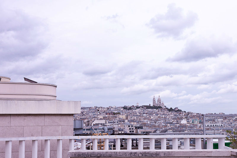 Вид на Монмартр и базилику. На склоне рядом с базиликой мы отлично пили шампанское и всякие другие Париж, Франция