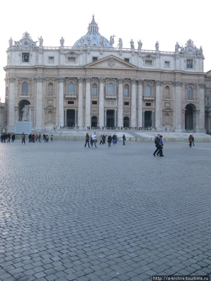 Ватикан по периметру - и внутри Ватикан (столица), Ватикан