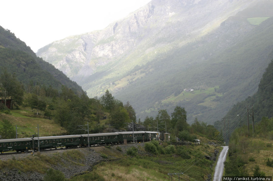 Русского железной дорогой не удивишь Флом, Норвегия