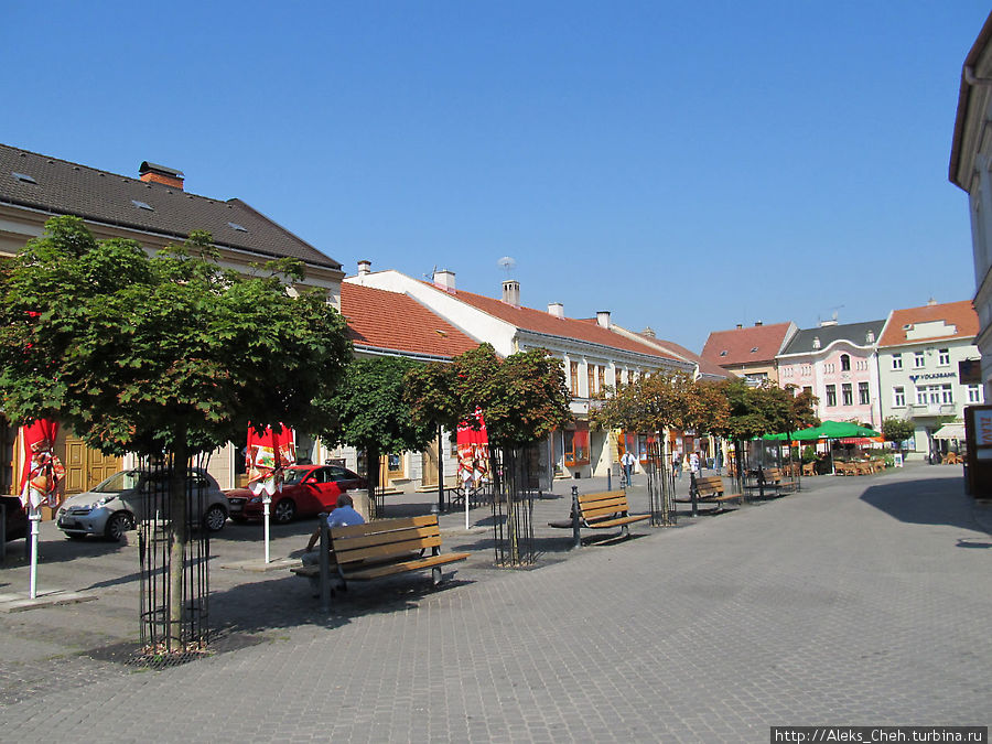 Симпатичный словацкий город Тренчин Тренчин, Словакия