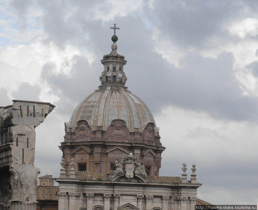 Крыши Рима.....и купола Рим, Италия