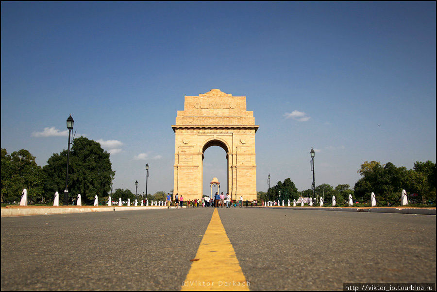 Монумент Ворота Индии. Дели, Индия