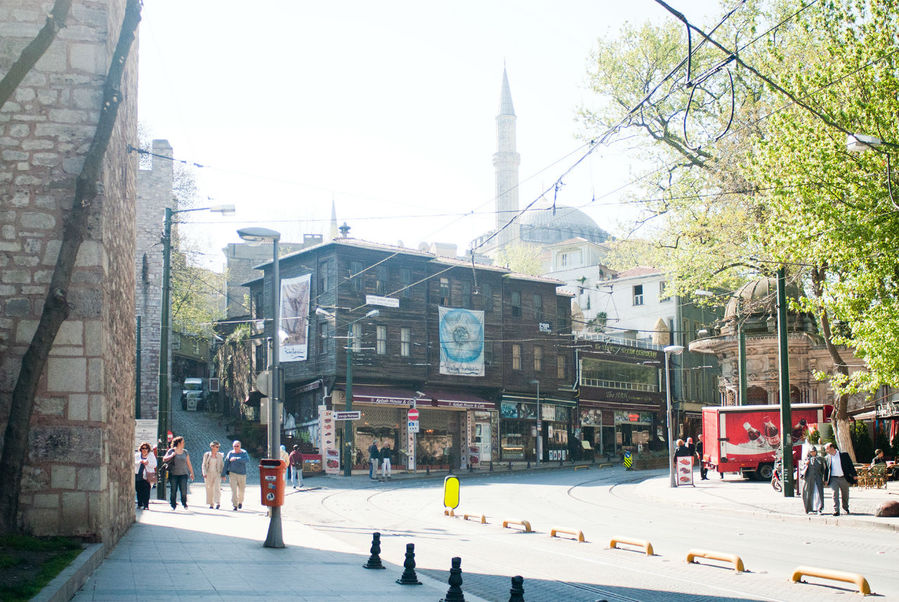 Центральный район Фатих — похоже самый приятный в городе. Стамбул, Турция