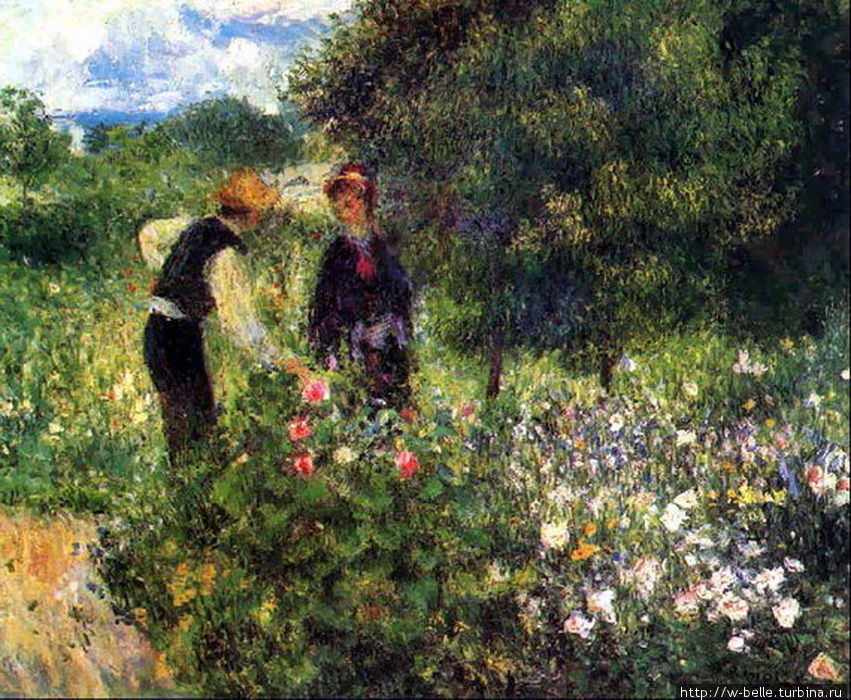 Выбор цветов,1875г Кань-сюр-Мер, Франция