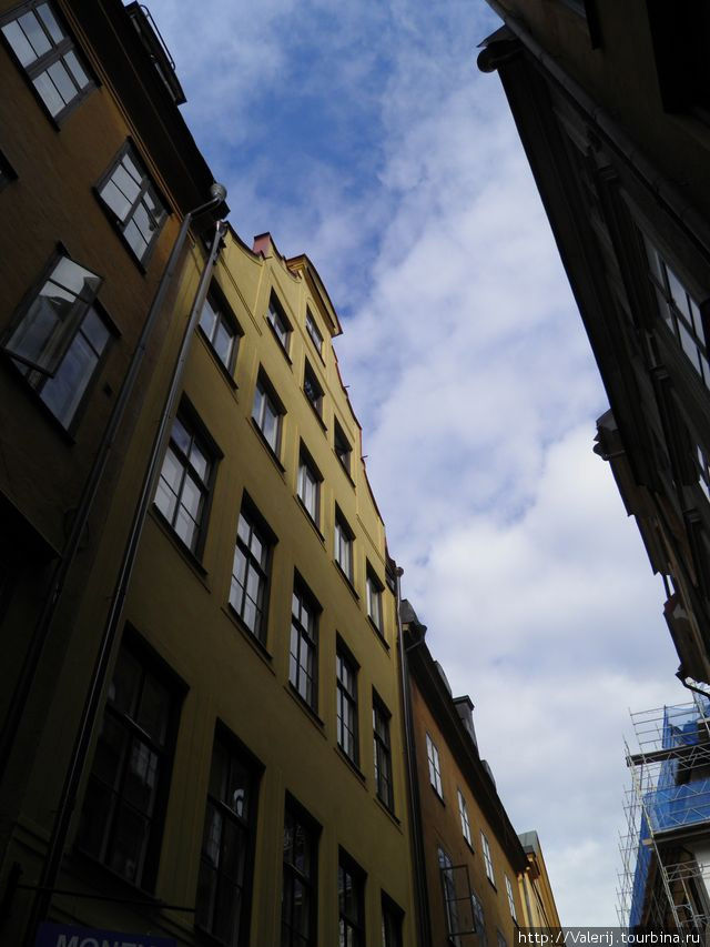 Улочки Gamla Stan – очарование старины и современности. Стокгольм, Швеция