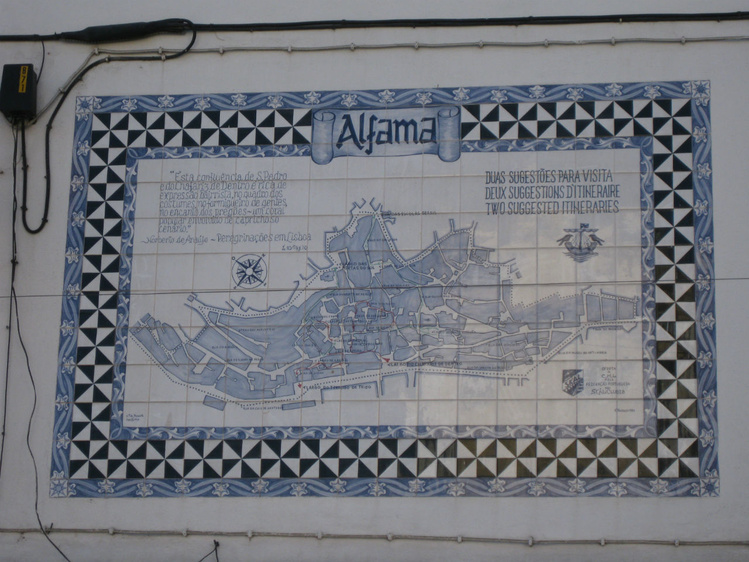 Лиссабон
Карта Альфамы