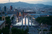 фонтан с видом на площадь Испании