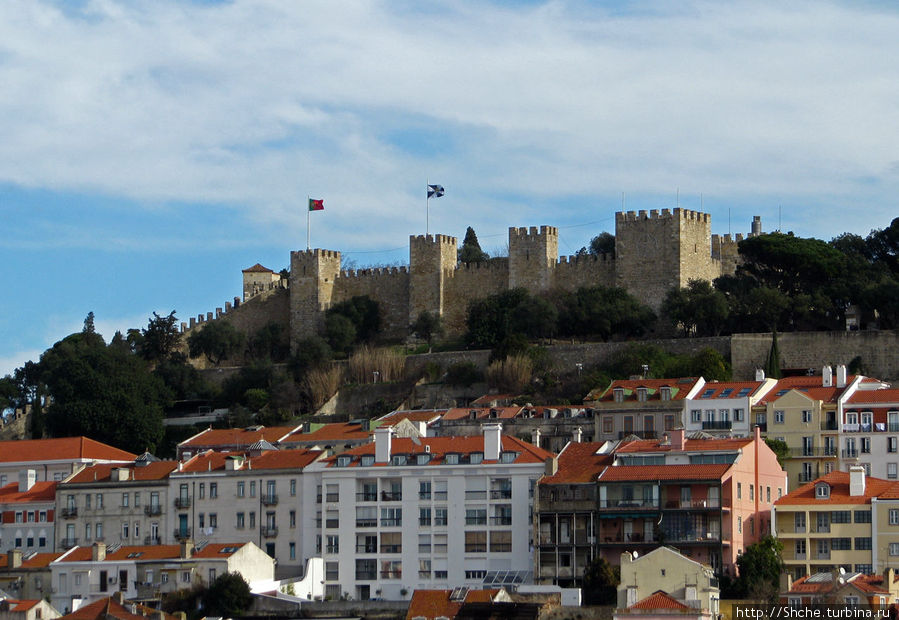 Крепость в одном уровне Лиссабон, Португалия