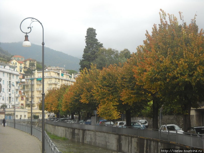 Осень приближается Рапалло, Италия
