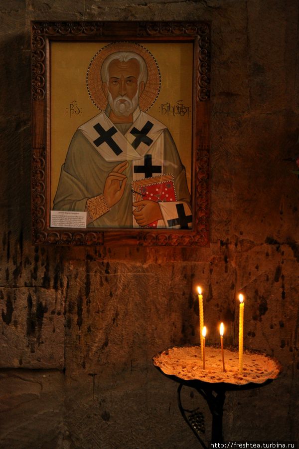 Образ Святого Николая Мирликийского особо почитается в Грузии, не исключение — и старейший храм страны. Мцхета, Грузия