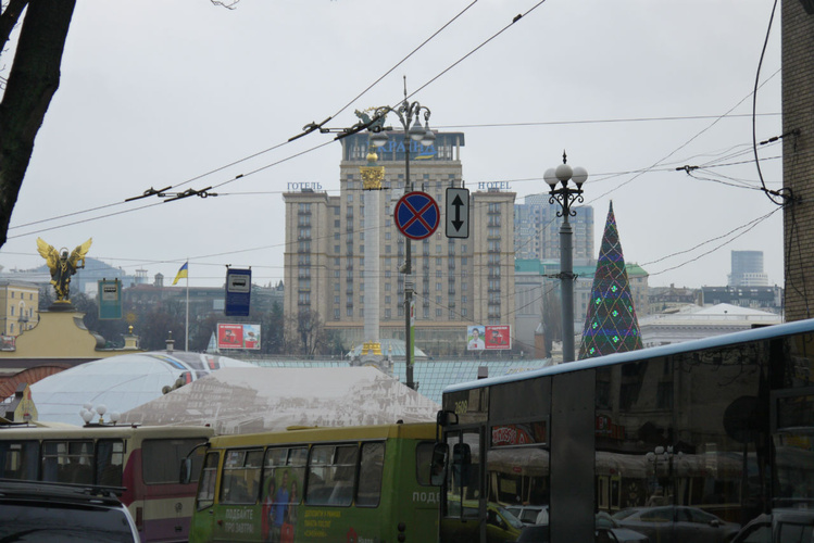 Вид с Софийской на Площад