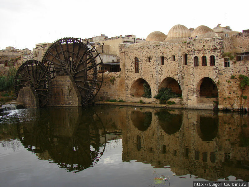 Водяные колёса на реке Оронт Хама, Сирия