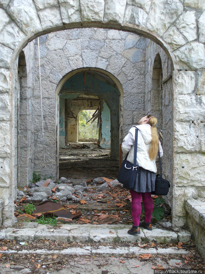Замок принца Ольденбургского сегодня Гагра, Абхазия