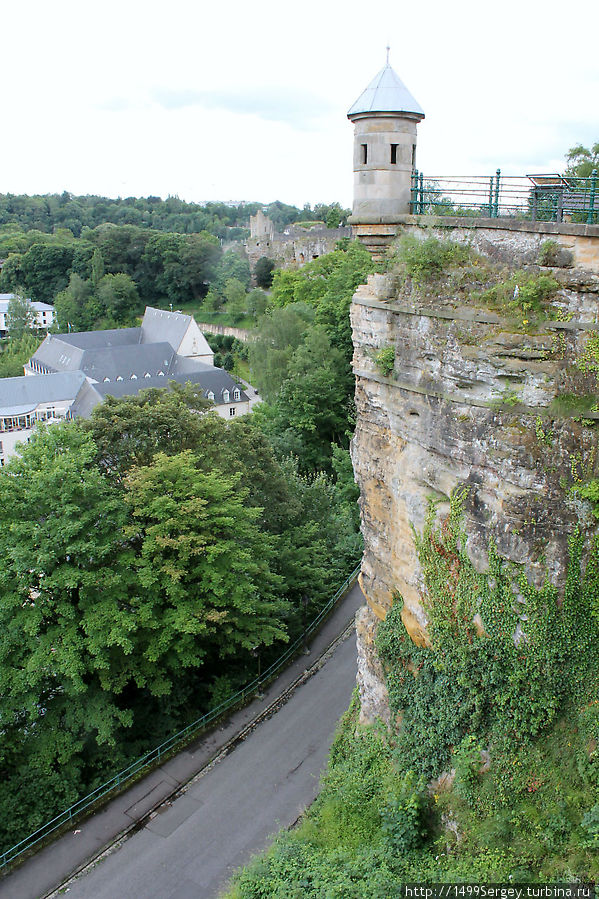 Люксембург с высоты крепости Петруссе Люксембург, Люксембург