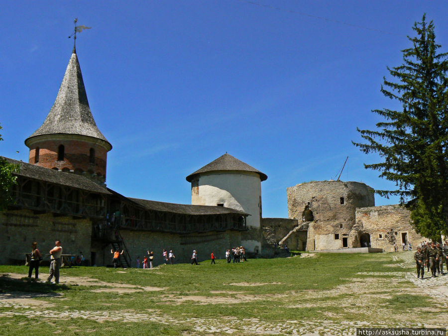 Южная крепостная стена с Тенчинской башней Каменец-Подольский, Украина
